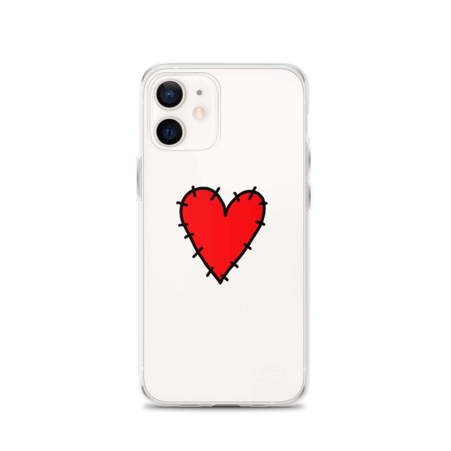 STITCHED HEART PHONE CASE