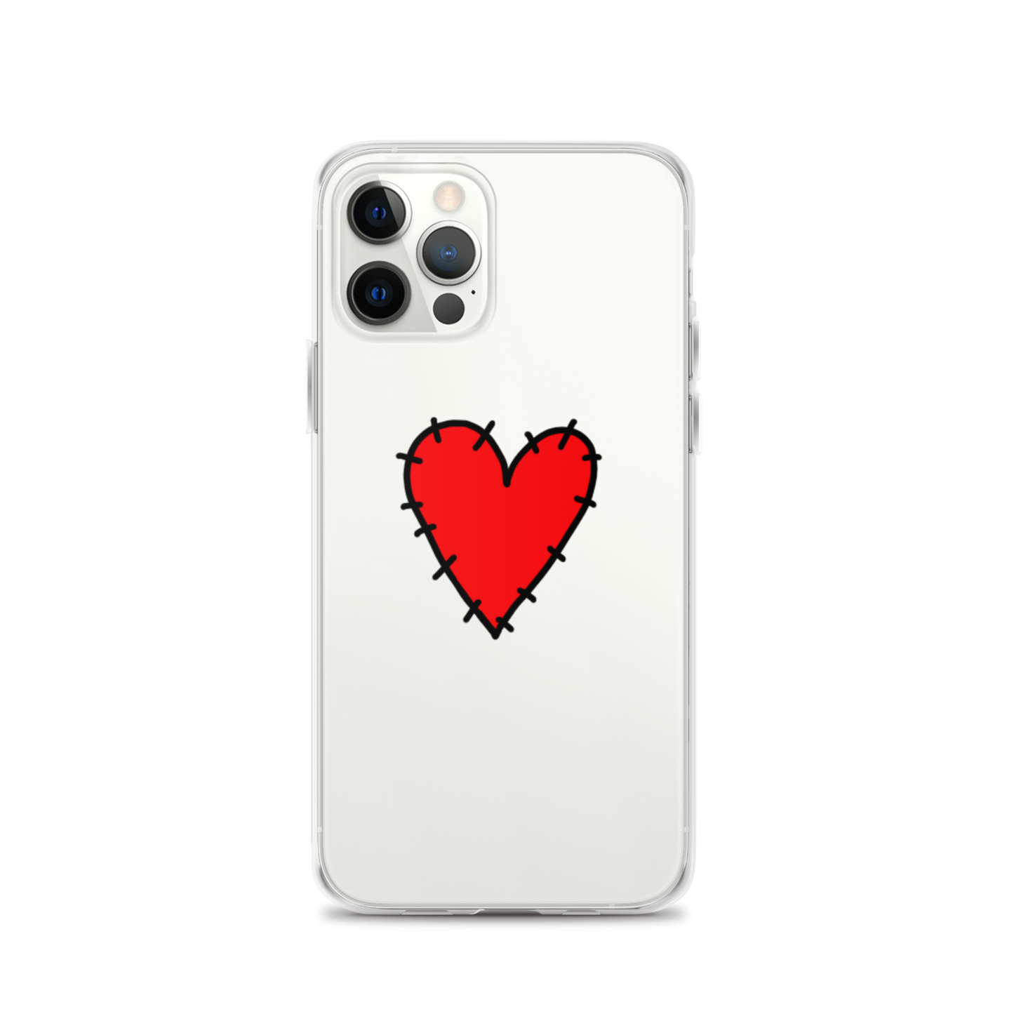 STITCHED HEART PHONE CASE