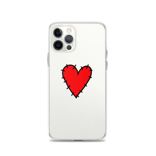 STITCHED HEART PHONE CASE
